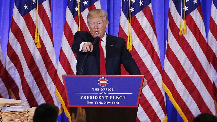 Als Präsident könnte Donald Trump womöglich vom ersten Tag an gegen die US-Verfassung verstoßen.