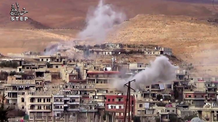 Das Tal Wadi Barada und die Pumpwerke der Wasserquellen wurden kurz vor Weihnachten von den Rebellen besetzt.