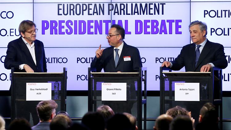 Guy Verhofstadt, Gianni Pittella and Antonio Tajani haben die besten Chancen, neuer EU-Parlamentspräsident zu werden.