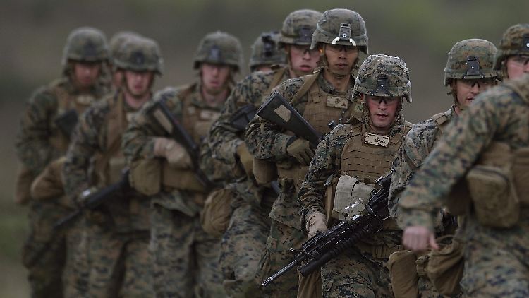 US-Marinesoldaten bei einer Übung im Nato-Partnerland Bulgarien