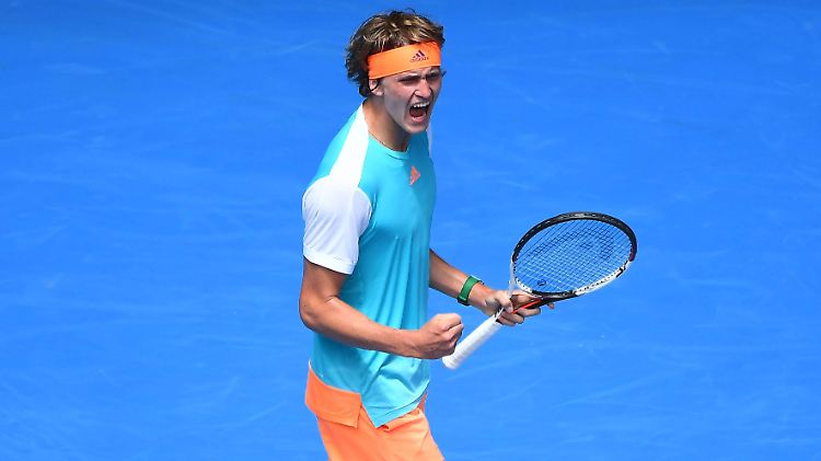 Lass es raus: Alexander Zverev.