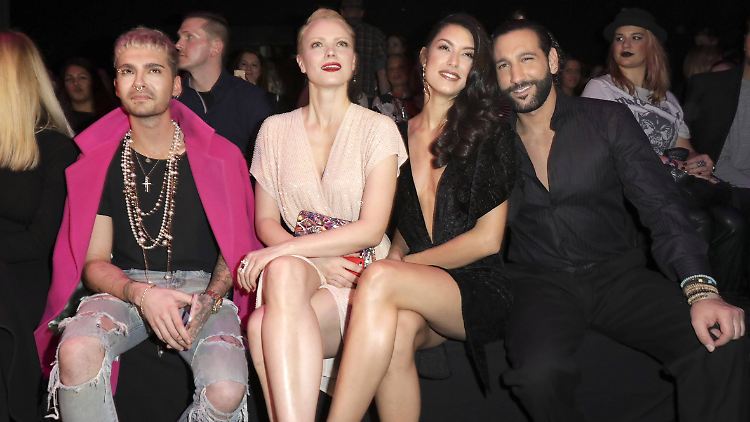 Frontrow, Baby! Darauf kommt's an! Auch für Bill Kaulitz, Franziska Knuppe, Rebecca Mir und Massimo Sinato. 