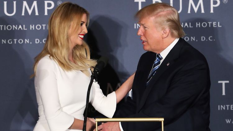 Donald Trump mit "the real Ivanka Trump".
