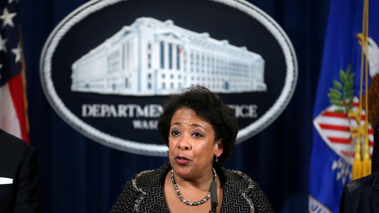 "Ernsthafter und dauerhafter Schaden für die US-Bevölkerung" - US-Justizministerin Loretta Lynch macht der Deutschen Bank schwere Vorwürfe.