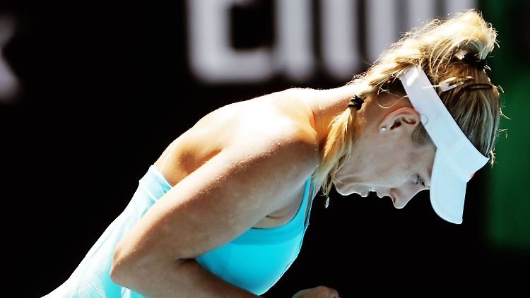 "Es war ein sehr schwieriges Match": Angelique Kerber.