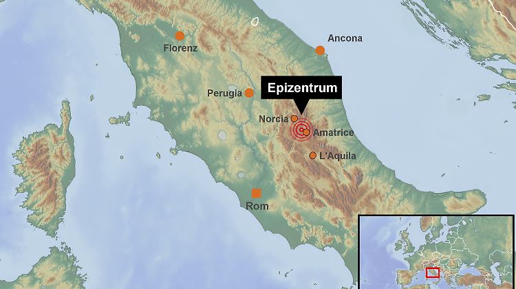 Das Erdbeben versetzt Italien wieder in Angst und Schrecken.