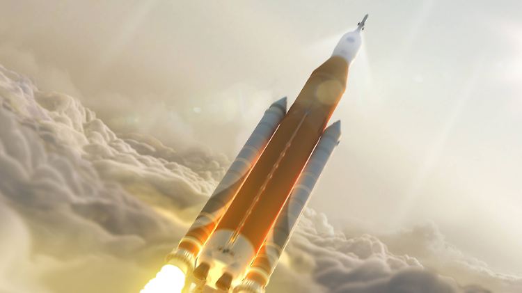 Im Rahmen des "Journey to Mars"-Programms entwickelte die Nasa die erste Rakete, die für die Reise zum Mars geeignet wäre. 