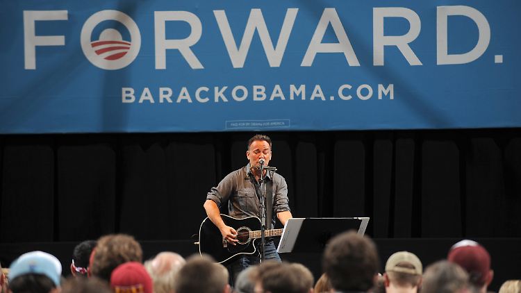 Von Beginn an ein Unterstützer Obamas: Bruce Springsteen.