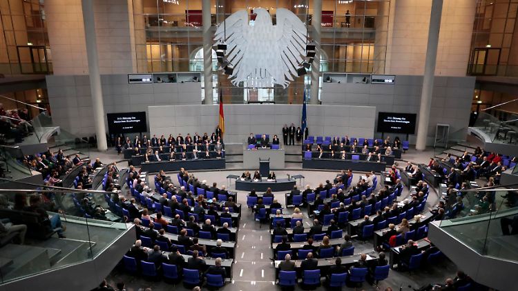 Das Plenum des Bundestages war zur Gedenkstunde gut besetzt.