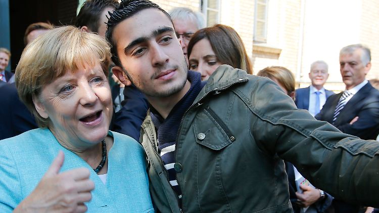 Modamani traf Merkel im September 2015 in Berlin-Spandau.