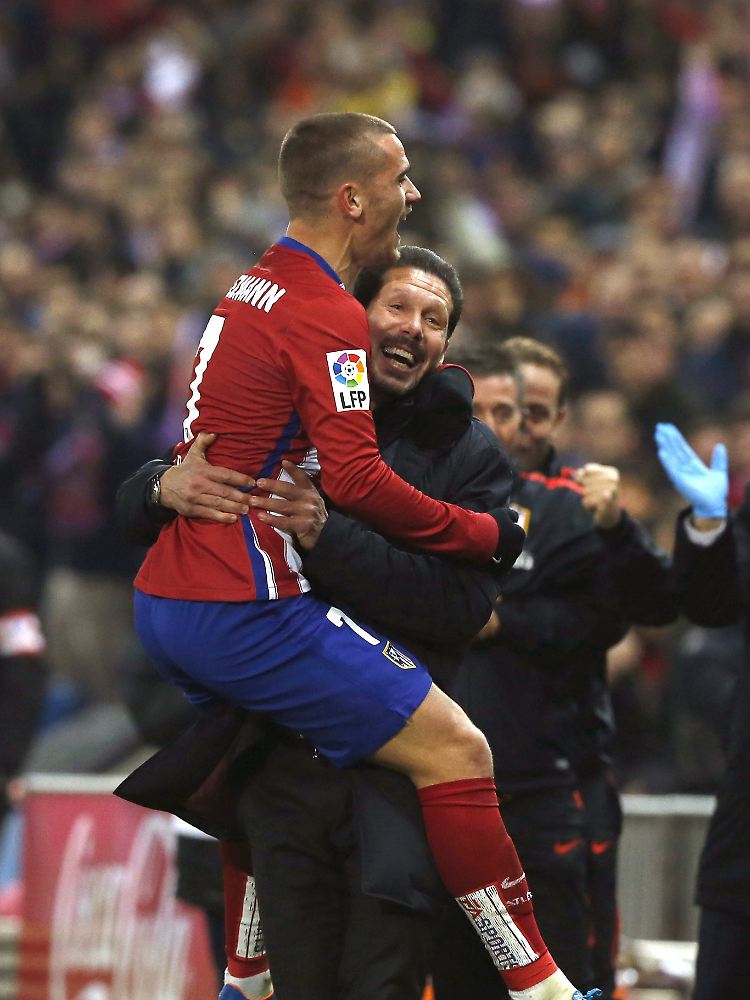 Antoine Griezmann und sein Trainer Diego Simeone galten bisher als Dreamteam von Atlético.
