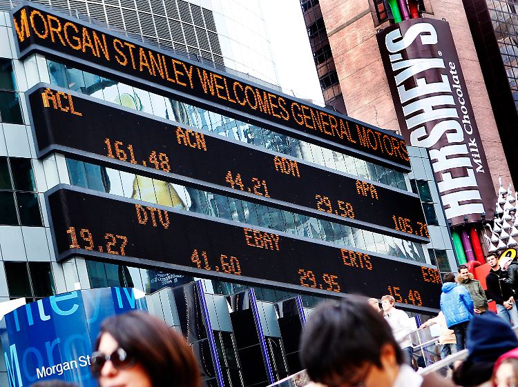 Morgan Stanley heißt General Motors an der Börse willkommen.