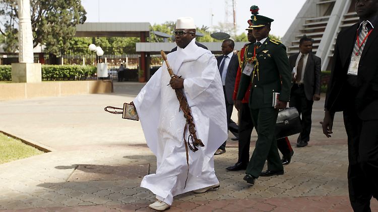 Geht nun offenbar doch friedlich: Yahya Jammeh