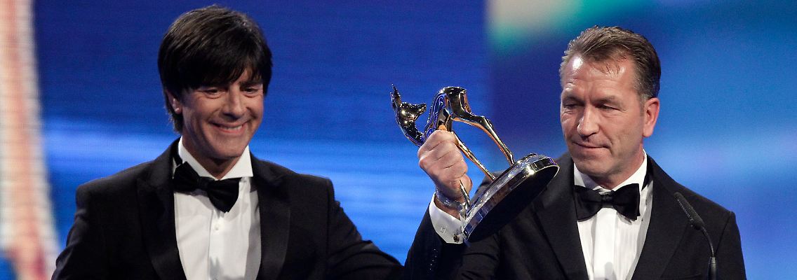 Ende einer Männerfreundschaft: Joachim Löw und Andy Köpke beim Bambi.