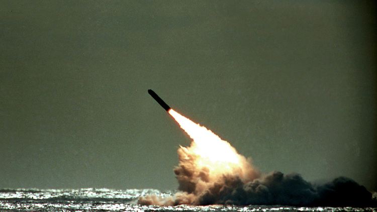 Abfeuern einer Trident-II-Rakete (Archivbild).