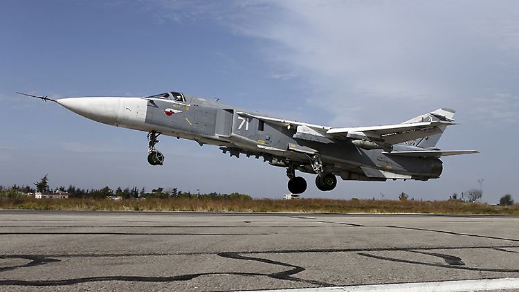 Su-24-Jagdbomber sind Russlands Kampfjets der Wahl in Syrien.