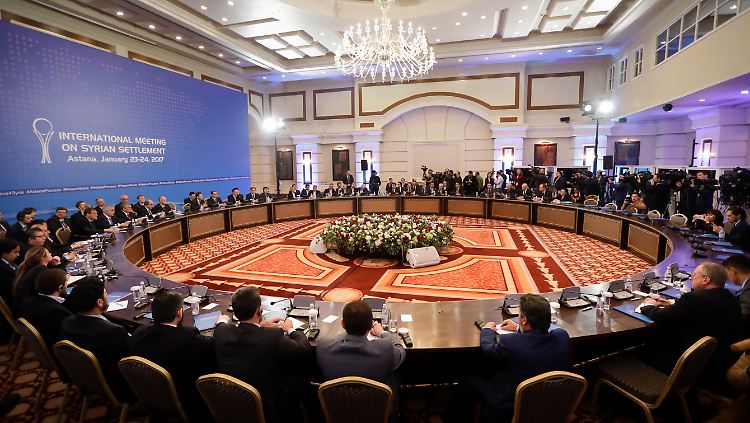 Direkte Gespräche führten die Vertreter der syrischen Rebellen und von Machthaber Assad in Astana nicht.