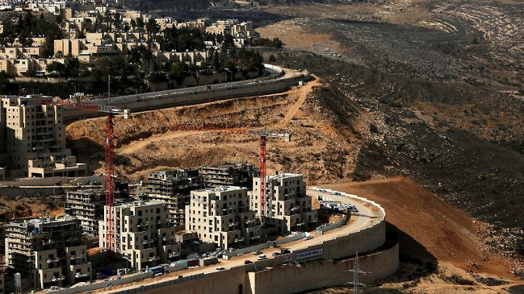 Der israelische Siedlungsbau im besetzten Westjordanland führt immer wieder zu Streit.