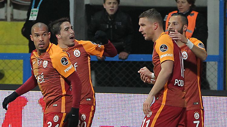 Im Torrausch: Lukas Podolski.