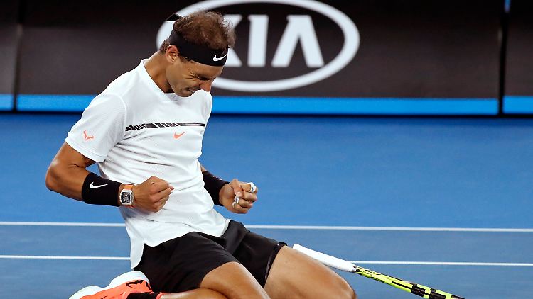 Gut in Form: Rafael Nadal.