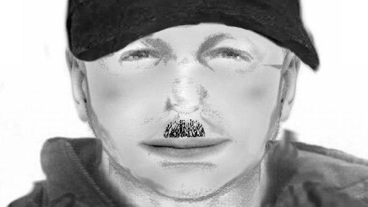 Der mutmaßliche Mörder, nach dem unter anderem mit diesem Phantombild gesucht wurde, ist ein 40-jähriger Fernfahrer.