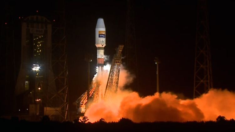 Premiere für Arianespace: Erstmals nutzt der Raketenbetreiber ein Sojus-Modell für den Transport eines Telekom-Satelliten.