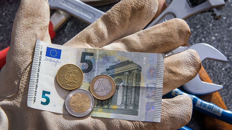 Bei seiner Einführung betrug der Mindestlohn 8,50 Euro die Stunde.