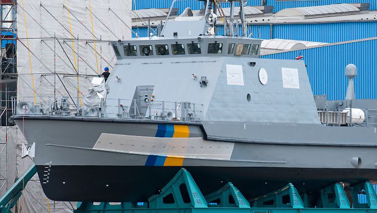 Küstenschutzboote der Lürssen-Gruppe wie dieses sind für Saudi-Arabien bestimmt.