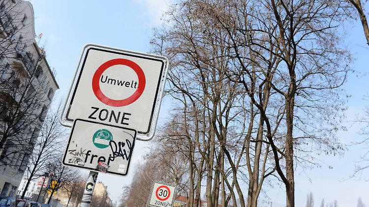 In deutschen Innenstädten gibt es 54 Umweltzonen.