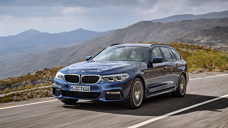Die Außenhaut des 5er BMW Touring hat sich nur marginal verändert.