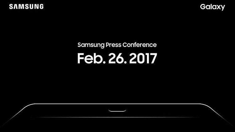 So sieht Samsungs Einladung zur Pressekonferenz auf dem MWC 2017 aus.