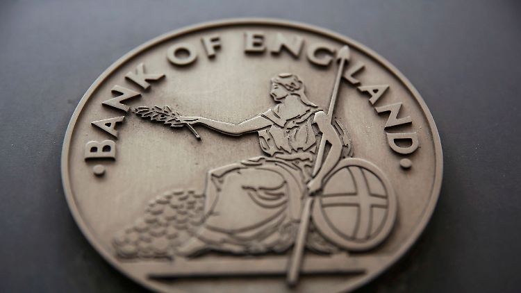 Das Emblem der traditionsreichen Bank of England