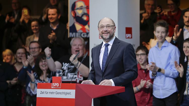 Legt einen guten Start hin: Martin Schulz.