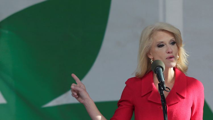 In der Vergangenheit hatte Conway mit einer Äußerung über "alternative Fakten" für Gesprächsstoff gesorgt.