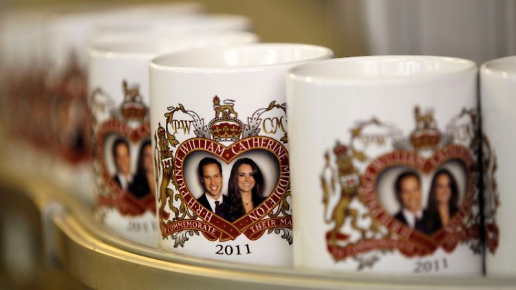Darauf erstmal einen Tee - die Briten können die Traumhochzeit kaum erwarten.
