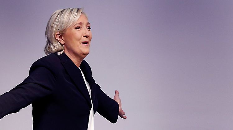 Siegessicher: Marine Le Pen führt in Umfragen zum ersten Wahlgang.
