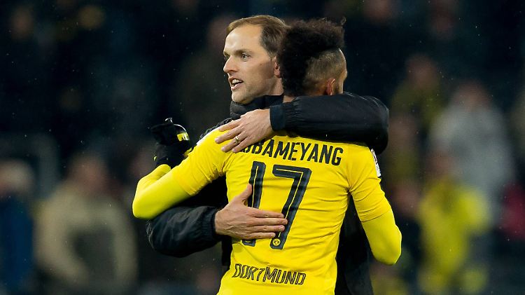 Männer, die Gefühler zeigen: So emotional hatte man Tuchel in Dortmund noch nicht gesehen.