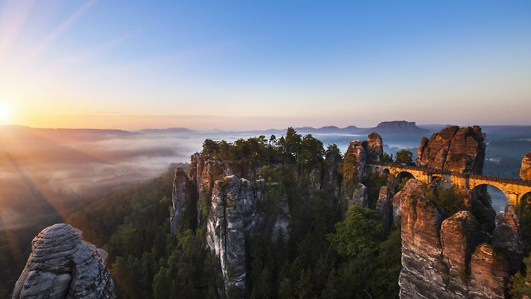 Besucher haben nun einen eingeschränkten Blick auf die Bastei-Felsformation.