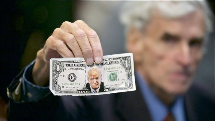US-Präsident Trump könnte dem Kurs des US-Dollar seinen Stempel aufdrücken.