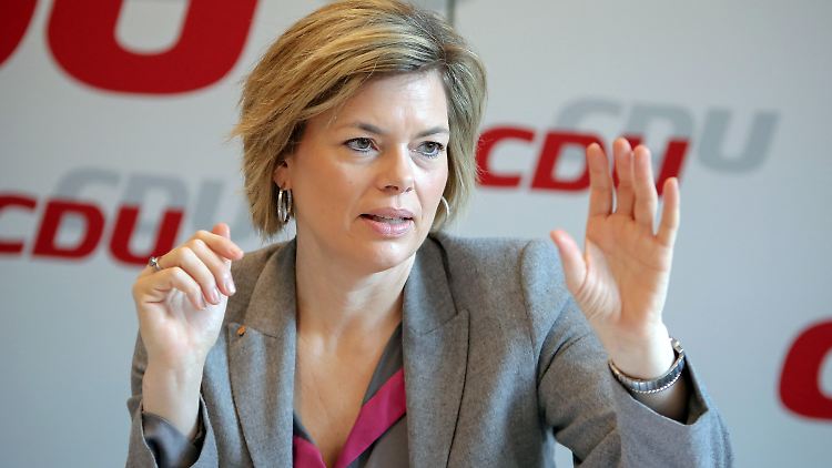CDU-Vizechefin Julia Klöckner: Martin Schulz' Darstellung habe nichts mit der Realität zu tun.