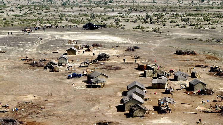 Die Region Balochistan wird - wie hier 2005 - immer wieder von Naturkatastrophen heimgesucht.