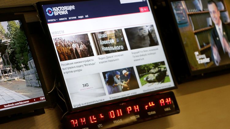 Aus Prag in die russisch-sprachige Welt: Nastojaschtscheje Wremja sieht sich als "Alternative zu Desinformation und Lügen". 