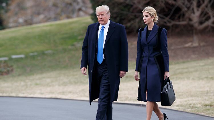 Zwei Trumps im Weißen Haus: Donald und Tochter Ivanka.