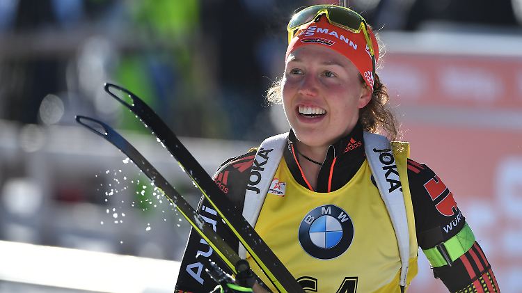 Das war das perfekte Rennen für mich": Laura Dahlmeier.