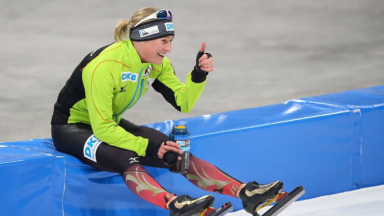 Respekt: Claudia Pechstein.