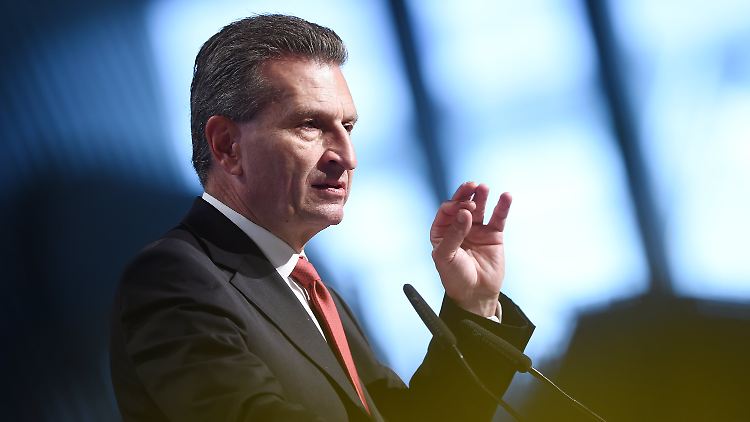 Sieht teure Zeiten auf die EU zukommen: Günther Oettinger