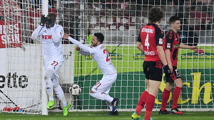 Torjäger Modeste traf in der 39. Minute für die Kölner