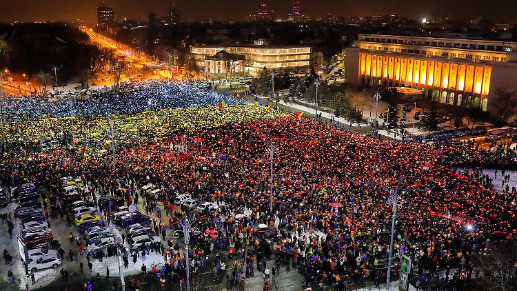 Bukarest am Sonntagabend