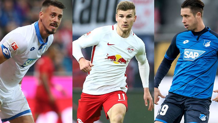 Drei für Low? Von links: Sandro Wagner, Timo Werner und Mark Uth.