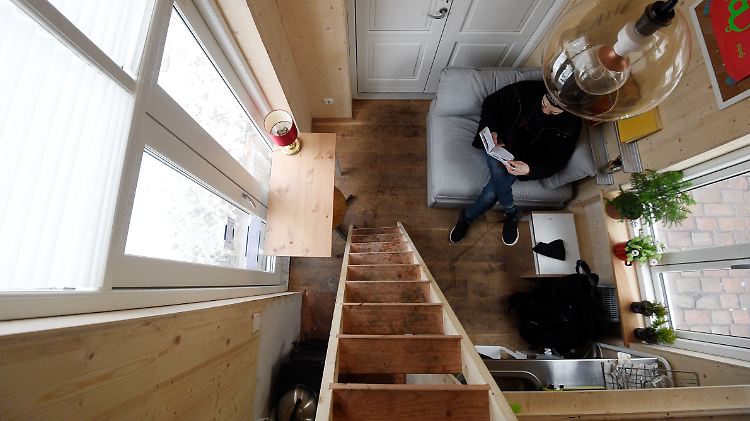 Das Mini-Apartment "tiny100" ist nur 6,4 Quadratmeter groß.